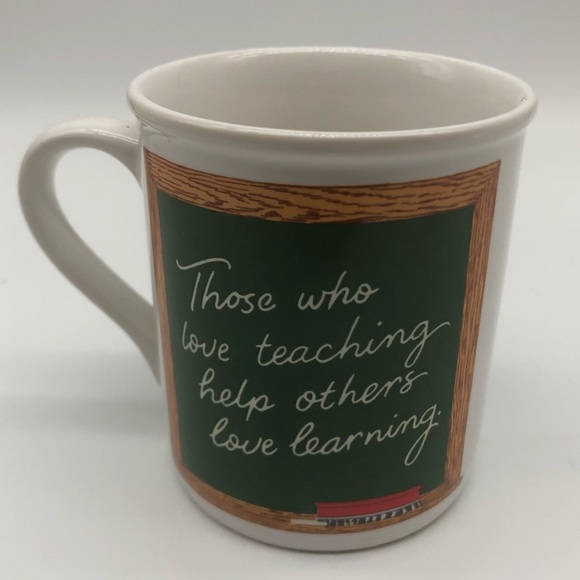 Vintage 1980s A Special Teacher Mug. Vintage Hallmark cards Teacher Gift. - Picture 2 of 2